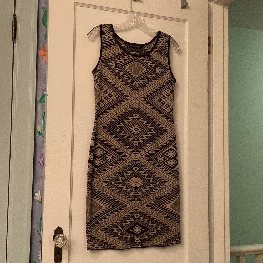 Peruvian connection Pima cotton knit dress sz M
